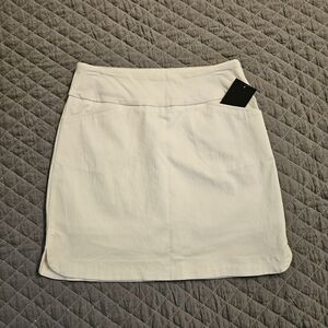 White Skort
